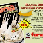 fenamizah Ekim / 84. sayısı yayınlandı.